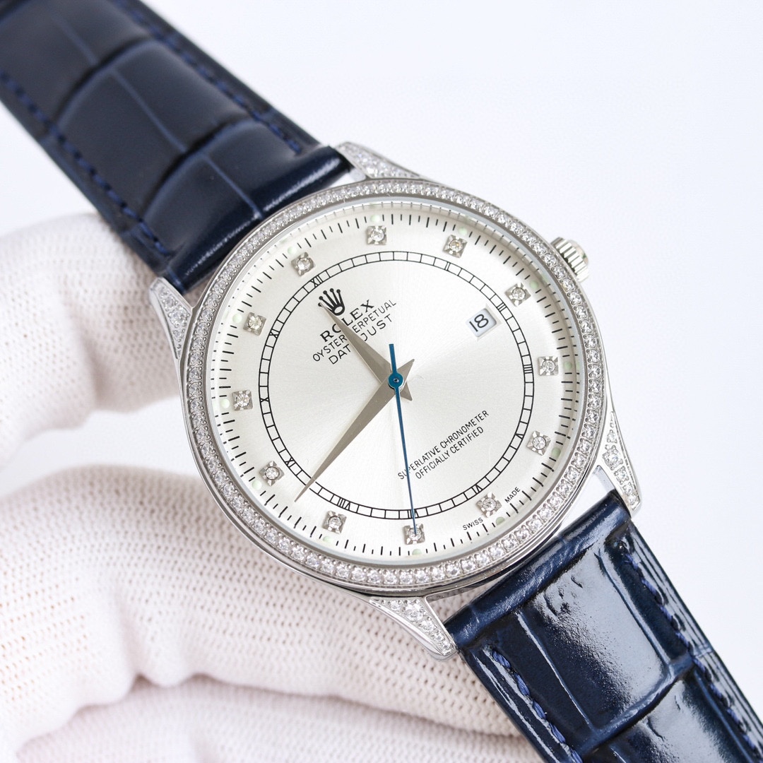 880. Rolex premium all-diamond men's watch, classic three-hand design, noble grandeur, gentlemanly style, excellent quality, selling well in the city. With imported original new machine automatic 82S5A automatic mechanical movement (zero repair), top-qual