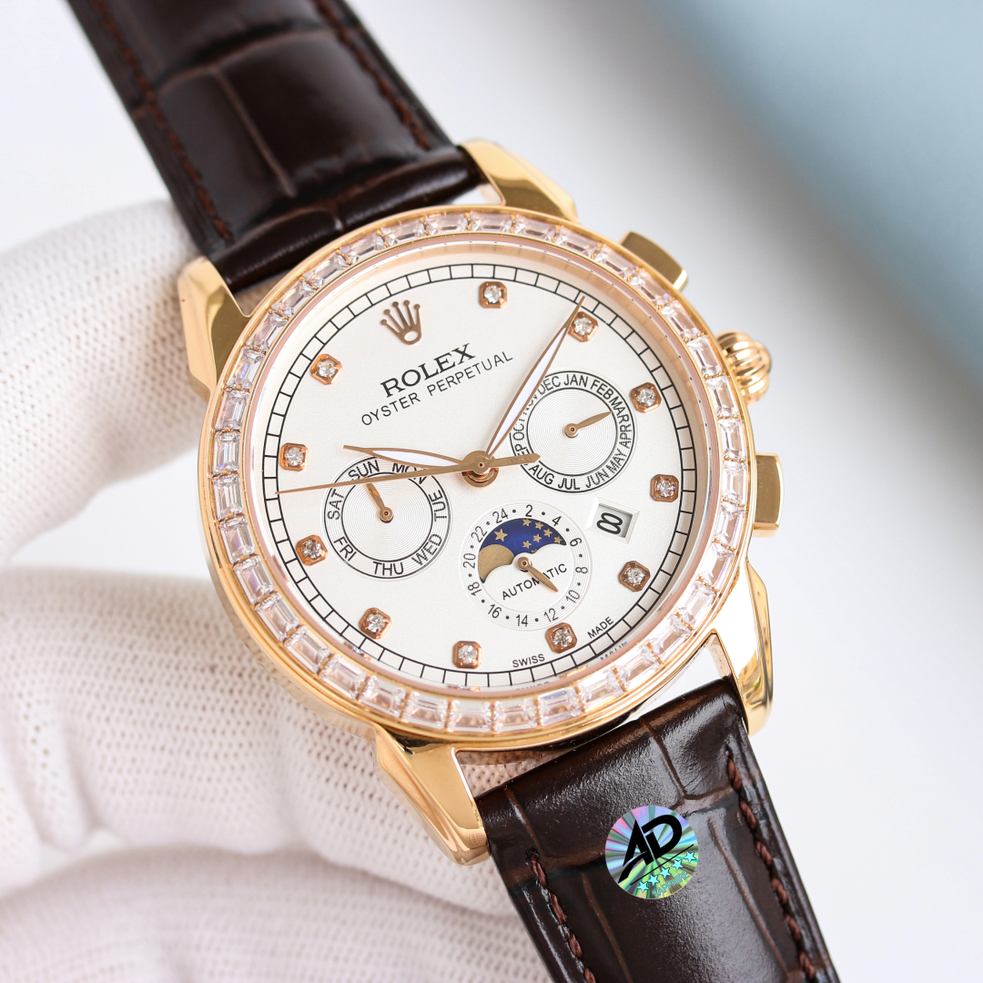 The latest masterpiece real shot TIME never speaks but answers all the questions ?? ROLEX ?? special launch new RoLEX Cellini series Complex function SERIES on the market Top quality ROLEX Little Red Book hit [heart] Multi-functional wristwatch officially