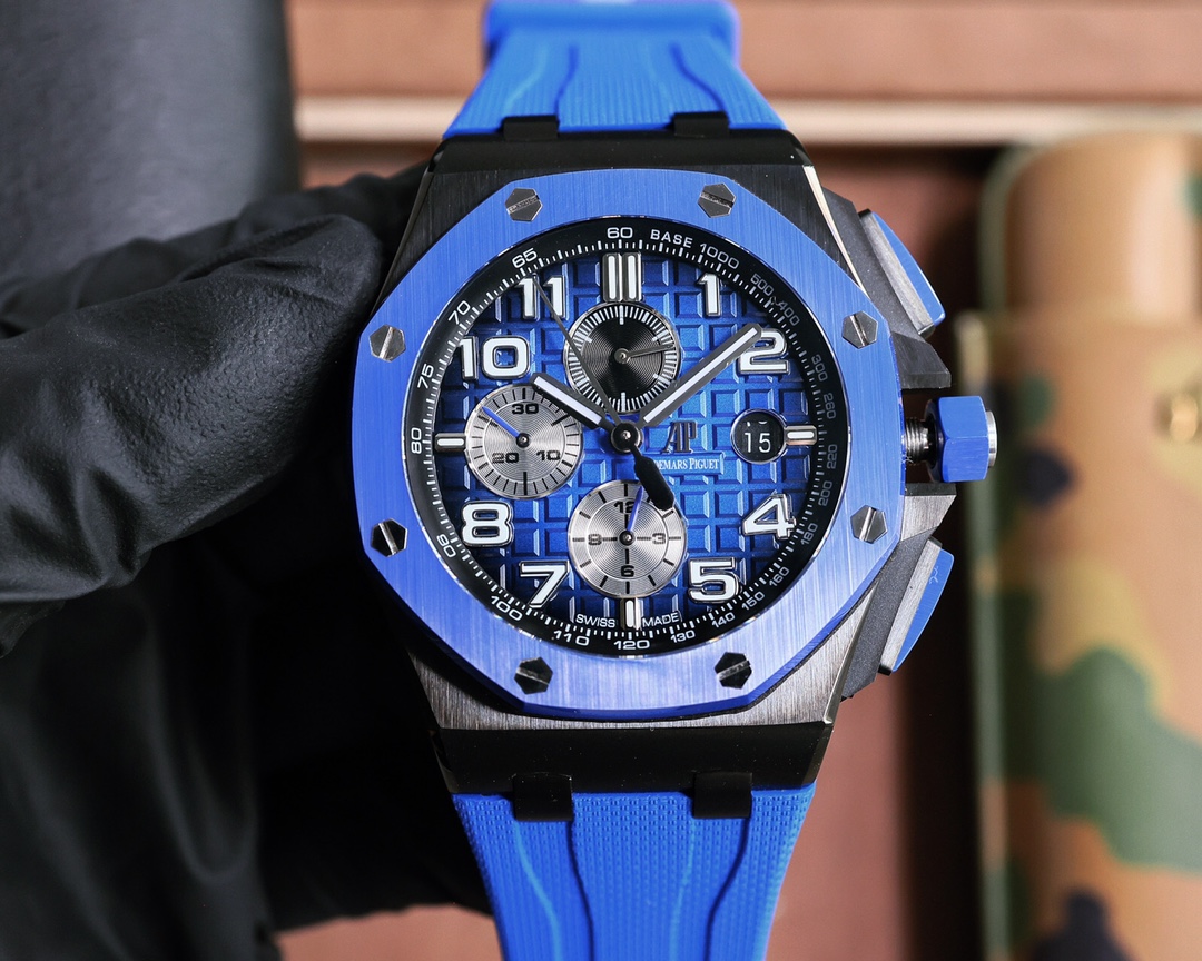 HBF FACTORY 12 small seconds ceramic ring mouth ?? version ?????? Audemars Piguet Royal Oak Offshore Royal 26041, top piece NO FAKE at first glance "JF FACTORY ORIGINAL BASIS dedicated research and development breakthrough barriers" Break the original blo