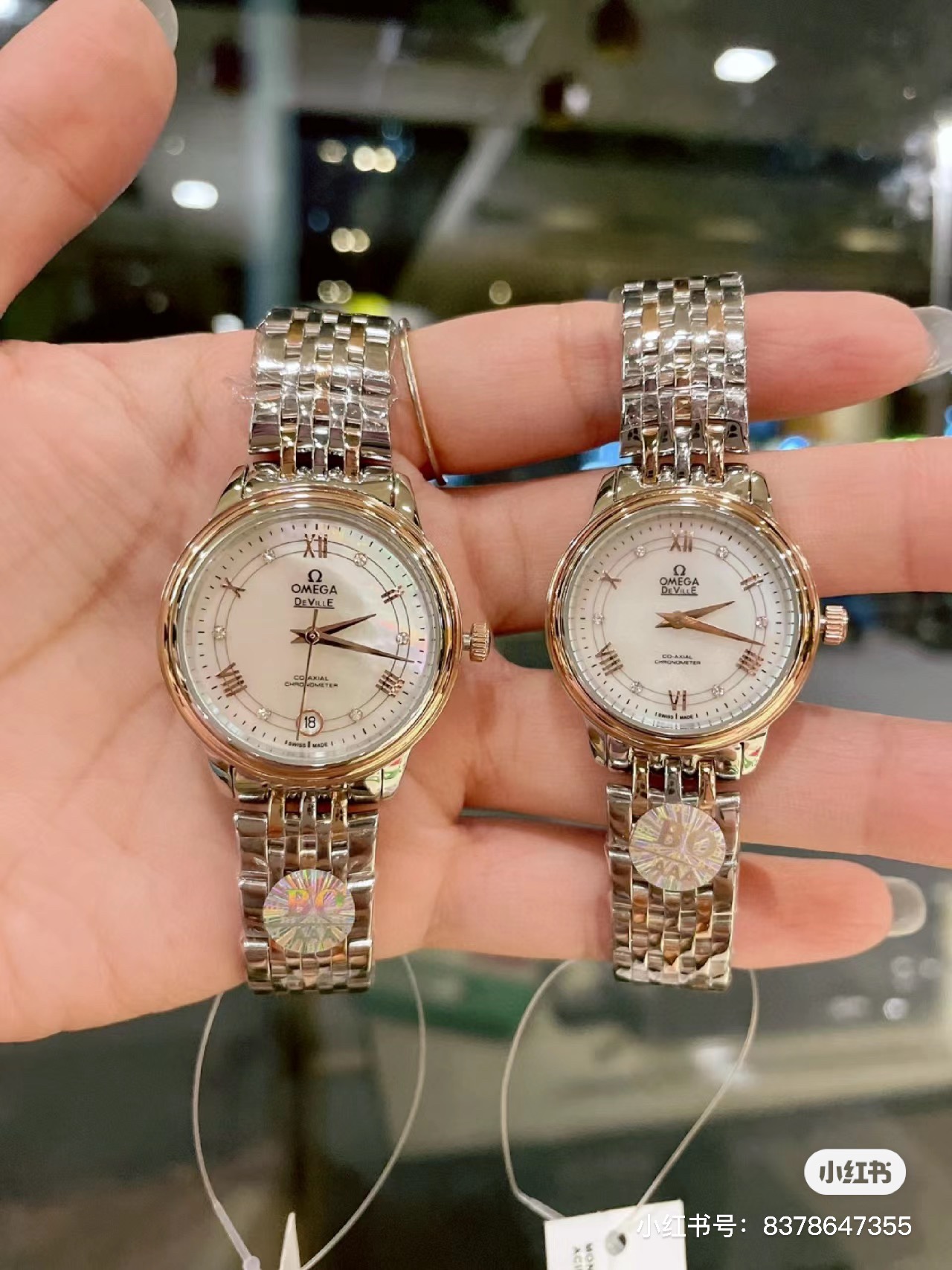 [?? Batch 280 Rose gold 300] OMEGA De Ville 27mm ladies quartz watch! It attracts a large number of loyal supporters. This collection of watches is simple in style, elegant in appearance, and showcases a remarkable timeless beauty. It is understated and u