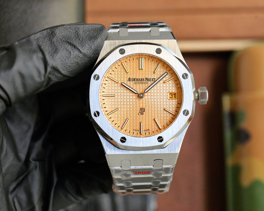 Audemars Piguet 15202 upgraded version 16202 series GW upgraded V2 version mechanical watch with stable performance 9015 modified Cal.4302 movement Super sapphire glass more durable and scratch-resistant super luminous display Each dial pin is imported fr