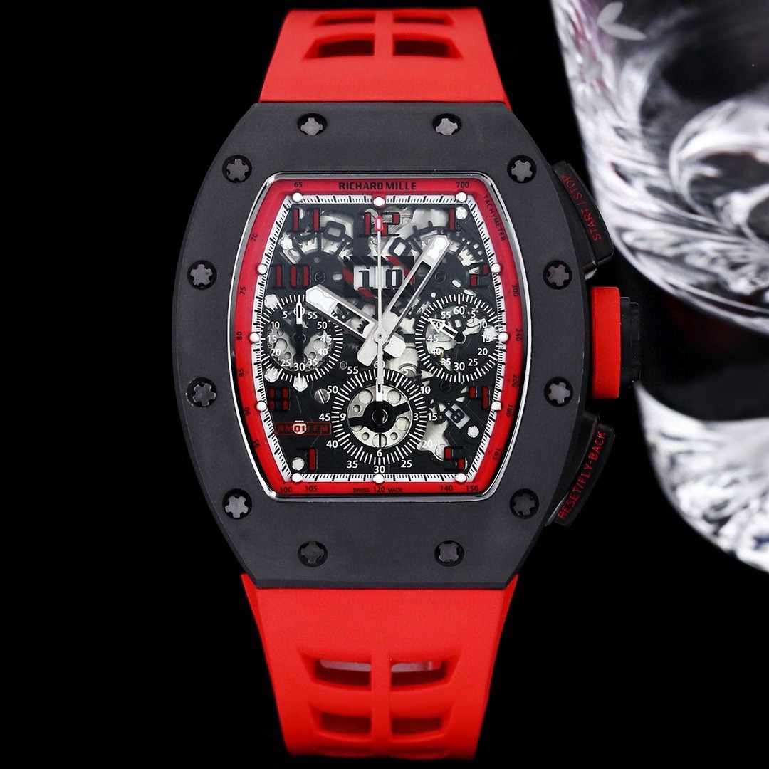 ?? RICHARD MILLE ?? Richard Mille RM011-FM series, carbon fiber material restores the original texture, high-quality original black ceramic, white ceramic restores the original, perfect ergonomic design, in line with the brand's pursuit of perfection and 