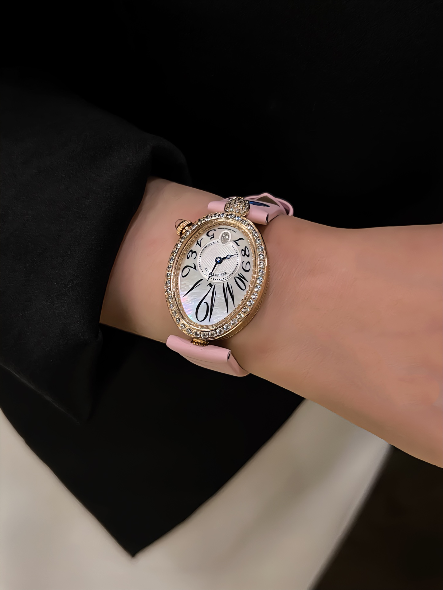 [?? Batch 380.400] Breguet REINE DE NAPLES[color] High quality ladies' Swiss quartz movement ladies' watch, the watch [color] design inspiration comes from the world's first watch created by Breguet for Queen Caroline Murat of Naples. The collection featu