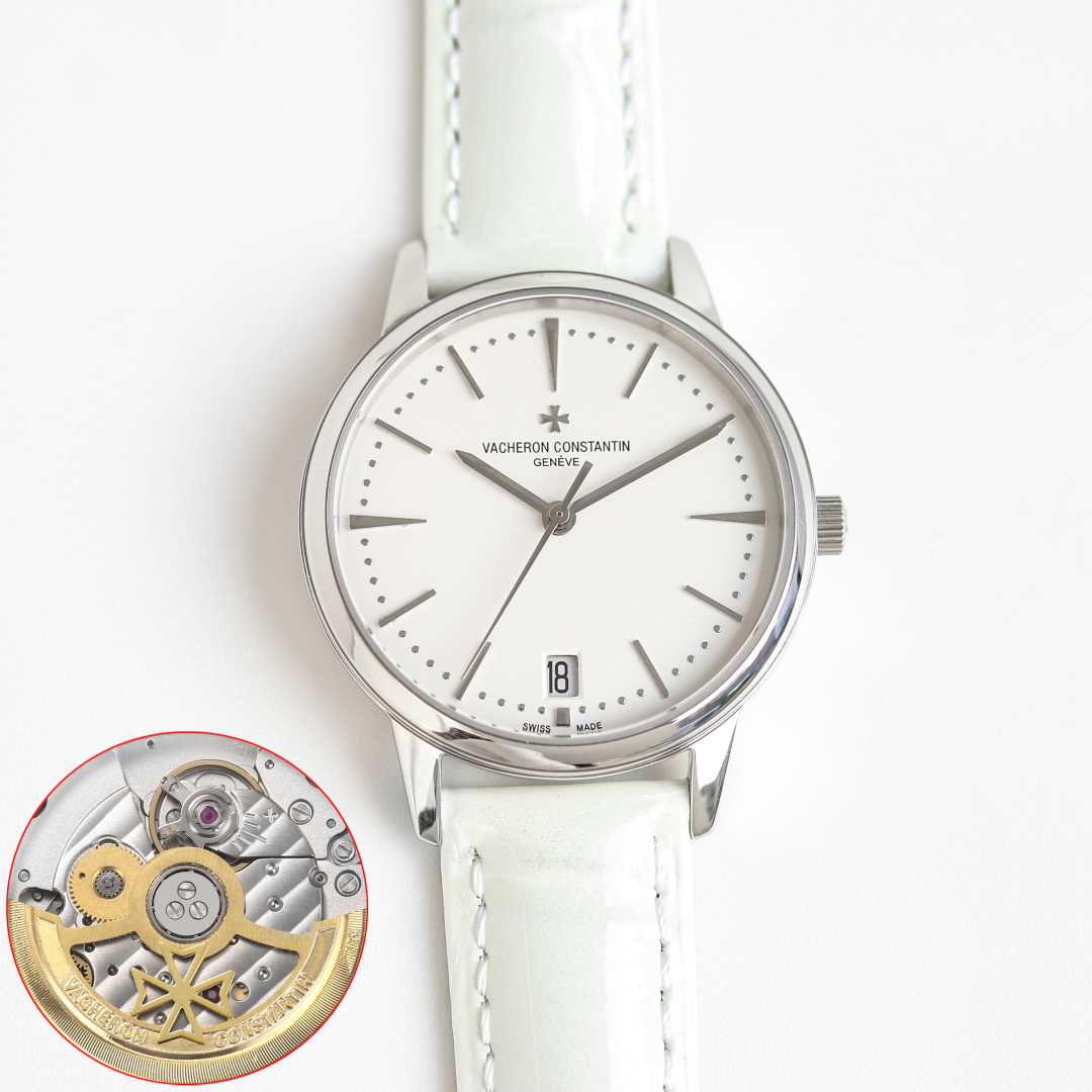 SJ PRODUCE 1150
Valentine's Day 520 First choice Elegant goddess must-have ??TW Vacheron Constantin VC ??MO1 Women's Watch Heritage Series V5 Upgraded version [Case] Size 33.5mm x 9mm (fit the original) Perfectly round case with slightly curved lugs for a