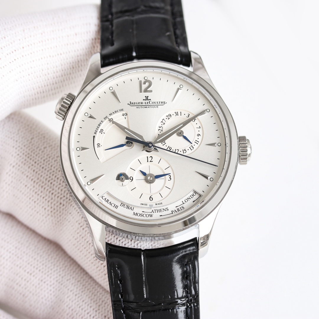 [New 9F Factory] White 2100, Rose 2200 Jaeger-lecoultre Master Geographer Q1428421
Today's highlight: 39mm x 11.8mm, with the rich experience of Jaeger-lecoultre's reissue, perfectly recreates the charm and details of the case, keeping the thickness consi