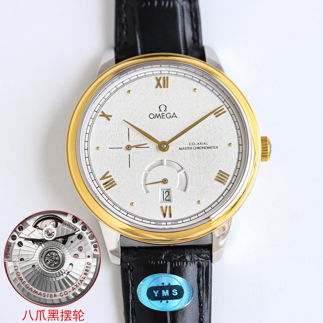 SJ production 1400
From YMS: OMEGA ??VC9 Third generation De Ville Elegance makes a grand debut
1? The latest Omega De Ville collection Elegance small seconds automatic mechanical men's steel strap new upgraded version 41 diameter synchronized official we