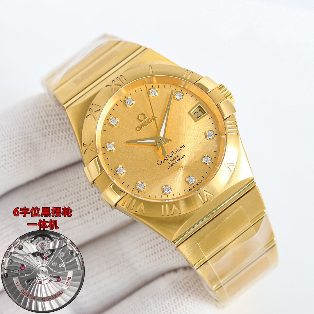 A sincere tribute to the classics
OMEGA Constellation 38mm
The Omega Double Eagle Constellation 38mm watch perfectly showcases the unique charm of its Constellation collection. The well-known "claw" design makes it one of the most recognizable models. Thi