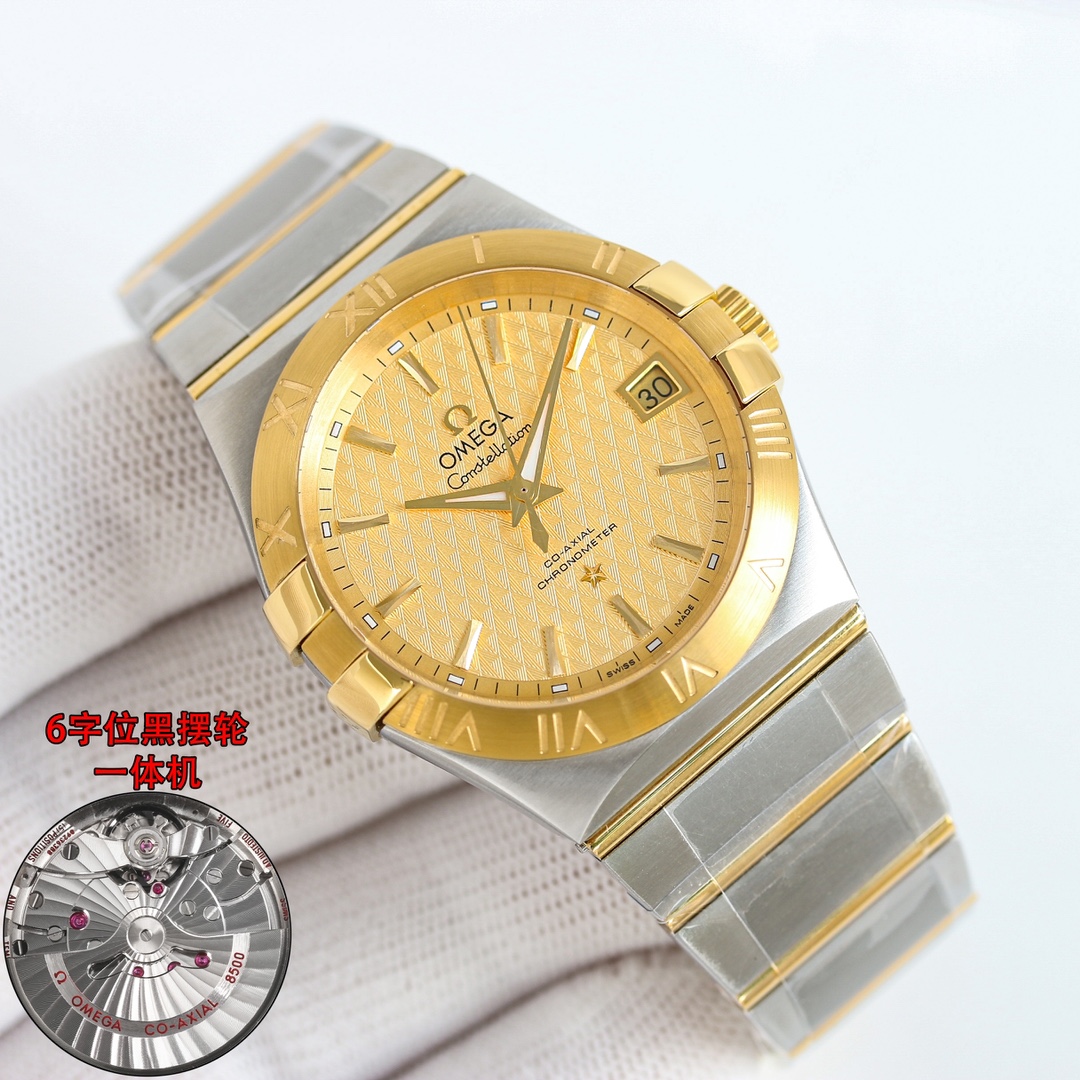 A sincere tribute to the classics
OMEGA Constellation 38mm
The Omega Double Eagle Constellation 38mm watch perfectly showcases the unique charm of its Constellation collection. The well-known "claw" design makes it one of the most recognizable models. Thi