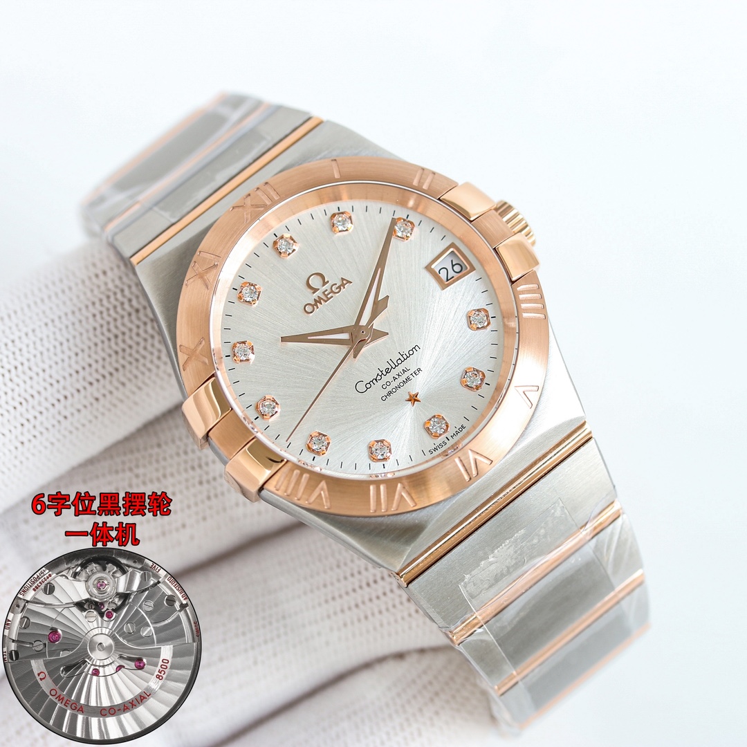 A sincere tribute to the classics
OMEGA Constellation 38mm
The Omega Double Eagle Constellation 38mm watch perfectly showcases the unique charm of its Constellation collection. The well-known "claw" design makes it one of the most recognizable models. Thi