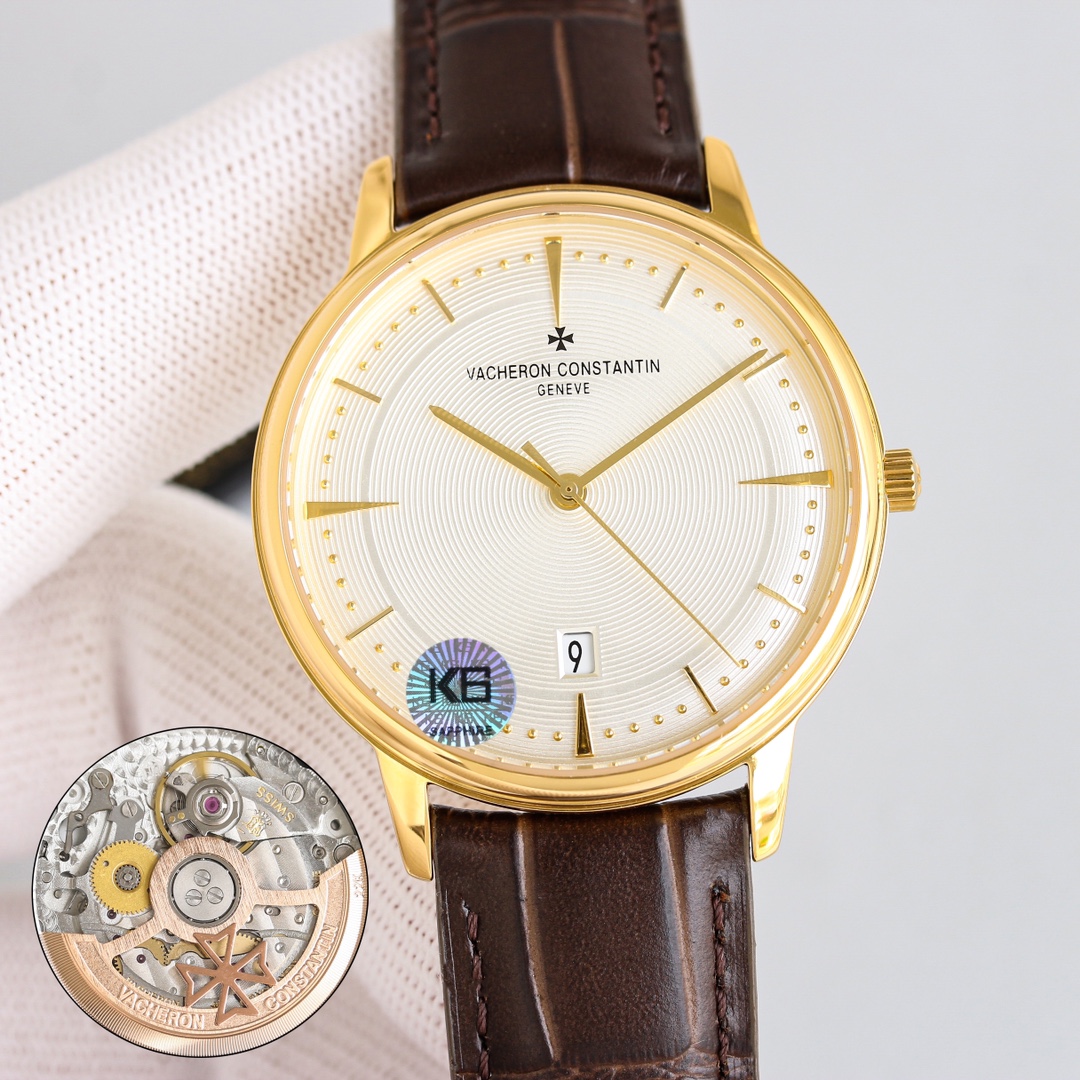 All-in-one: White case 1200, gold case 1250
The new Jiang Stanton Legacy 85180 series is coming
1 ? : The logo and letters of vc on the mirror glass have a better three-dimensional effect.
The new watch is understated and minimalist, embodying timeless st