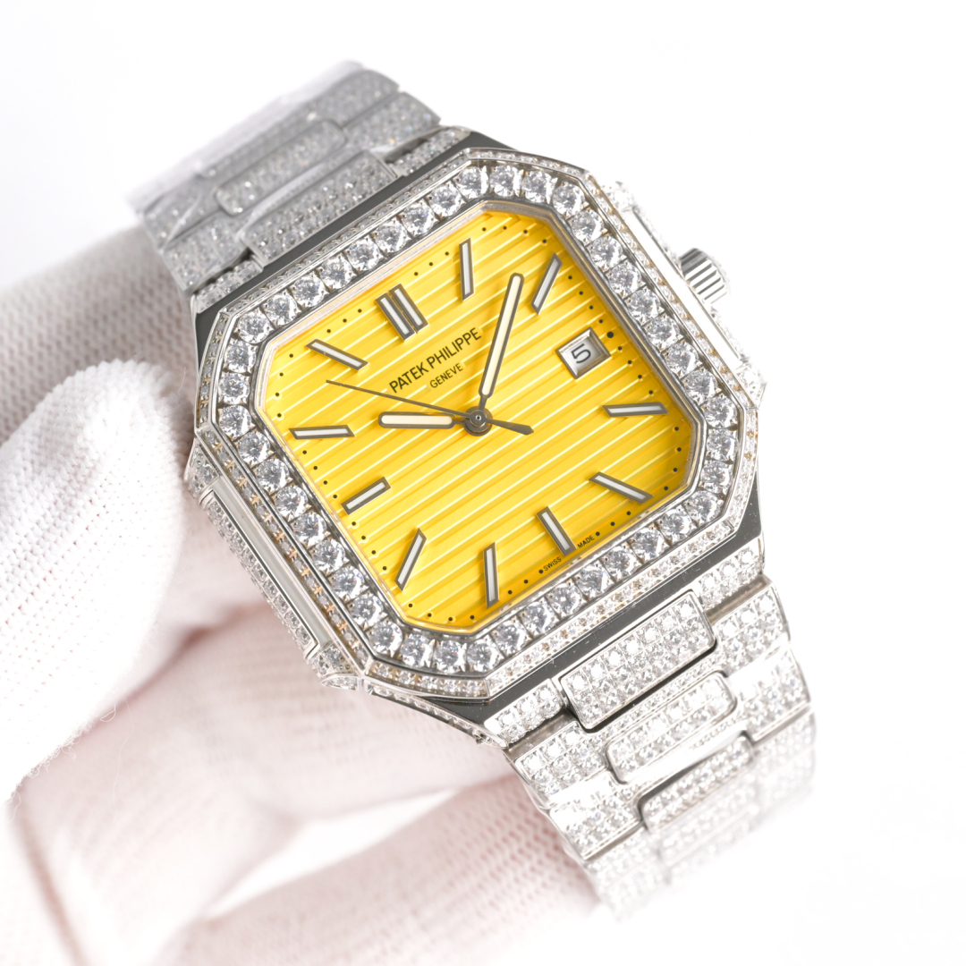 By TW 2600
The new TW Factory is here, a full diamond Pateaux with a unique diamond setting technique

Patek Philippe PP ???NK1 CUBITUS series 5821/1A-001 Starry Sky collection
Explore the perfect blend of luxury and exquisite craftsmanship

?? The perfec