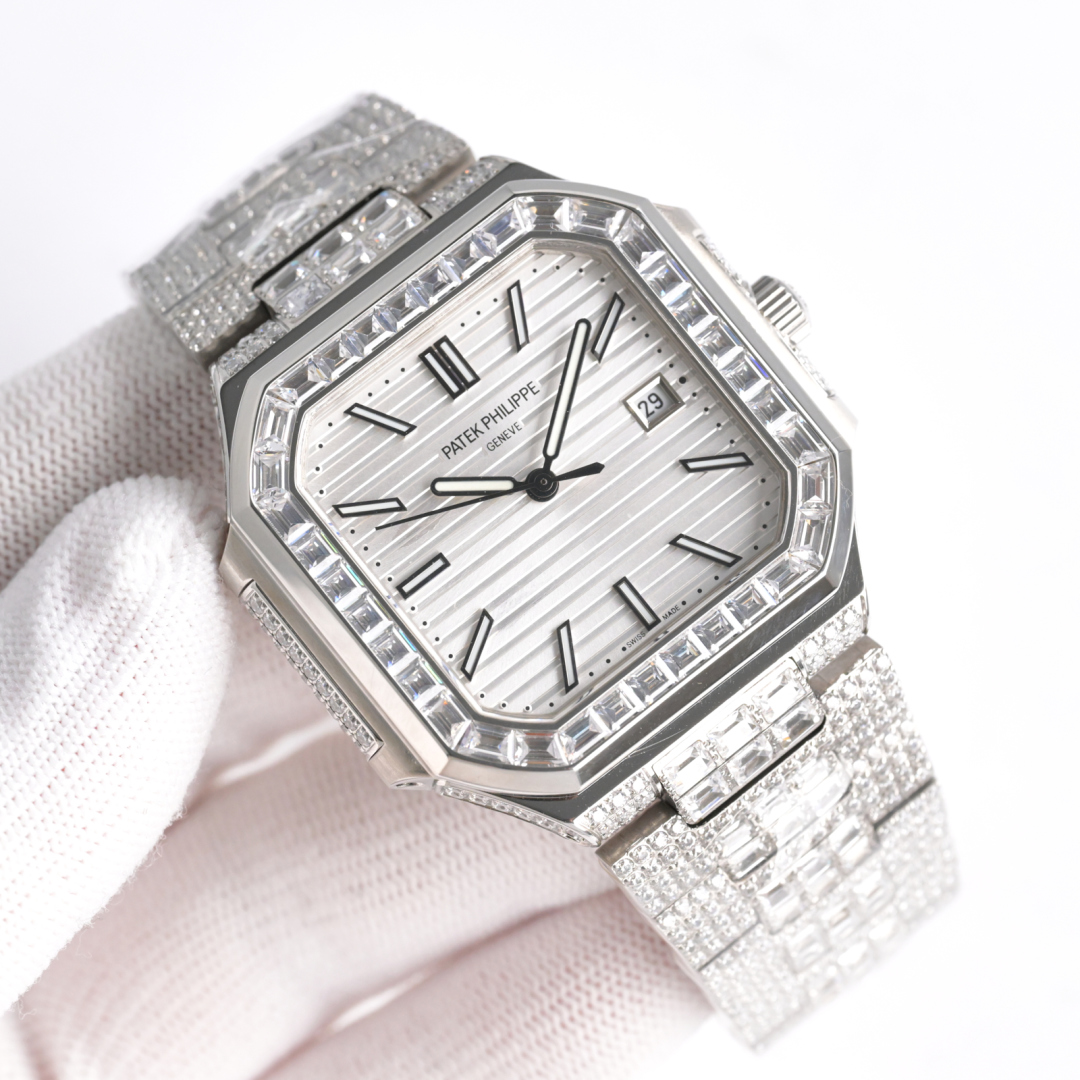 By TW 2600
The new TW Factory is here, a full diamond Pateaux with a unique diamond setting technique

Patek Philippe PP ???NK1 CUBITUS series 5821/1A-001 Starry Sky collection
Explore the perfect blend of luxury and exquisite craftsmanship

?? The perfec