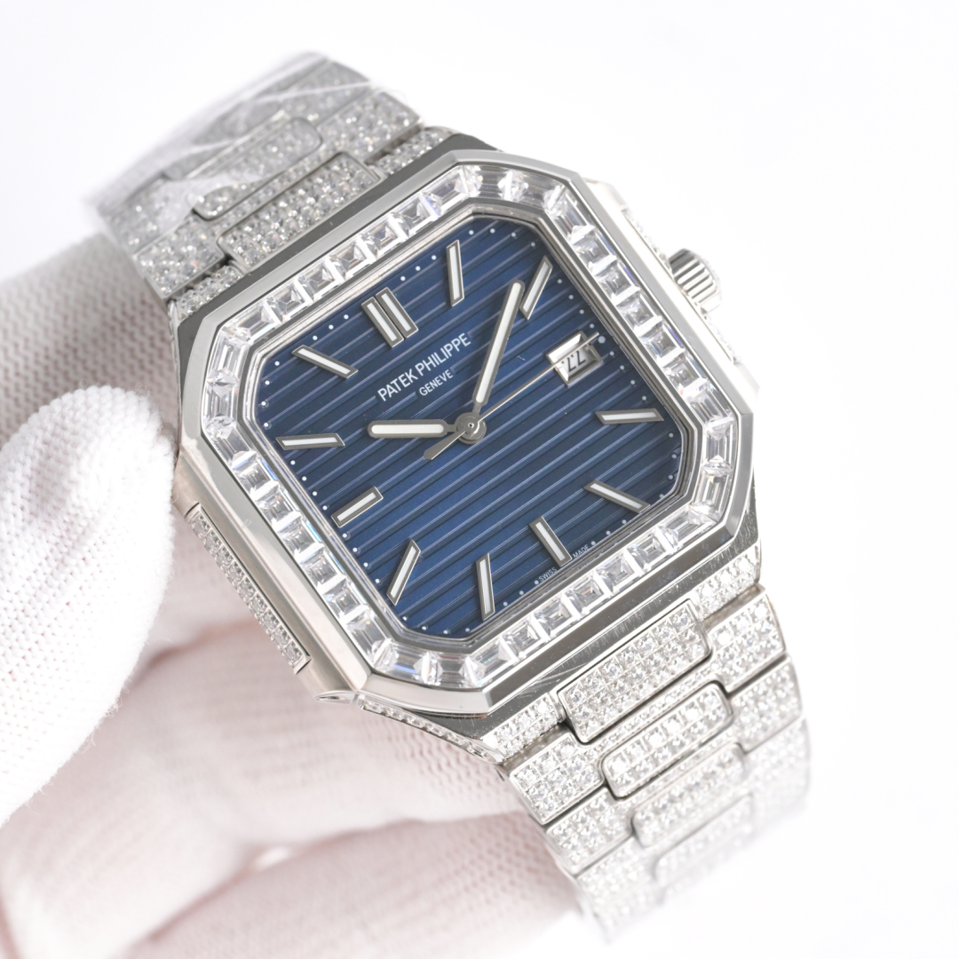 By TW 2600
The new TW Factory is here, a full diamond Pateaux with a unique diamond setting technique

Patek Philippe PP ???NK1 CUBITUS series 5821/1A-001 Starry Sky collection
Explore the perfect blend of luxury and exquisite craftsmanship

?? The perfec