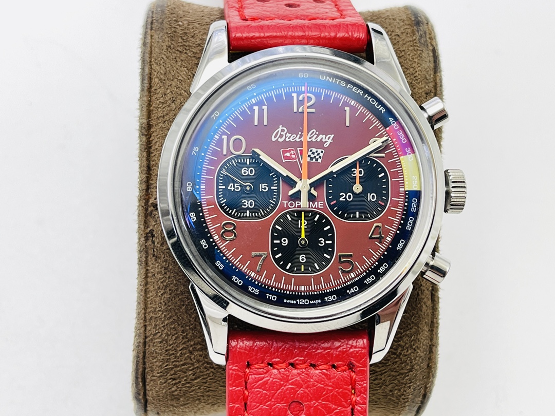 [GM Factory2023 release] TOP Breitling's new Chronograph Navitimer, Breitling reinterprets classic timepieces with bold colors.
1 ? 42MM in diameter, the same size as the original!
2 ? The iteration is undoubtedly a genuine and unique chronograph with a d