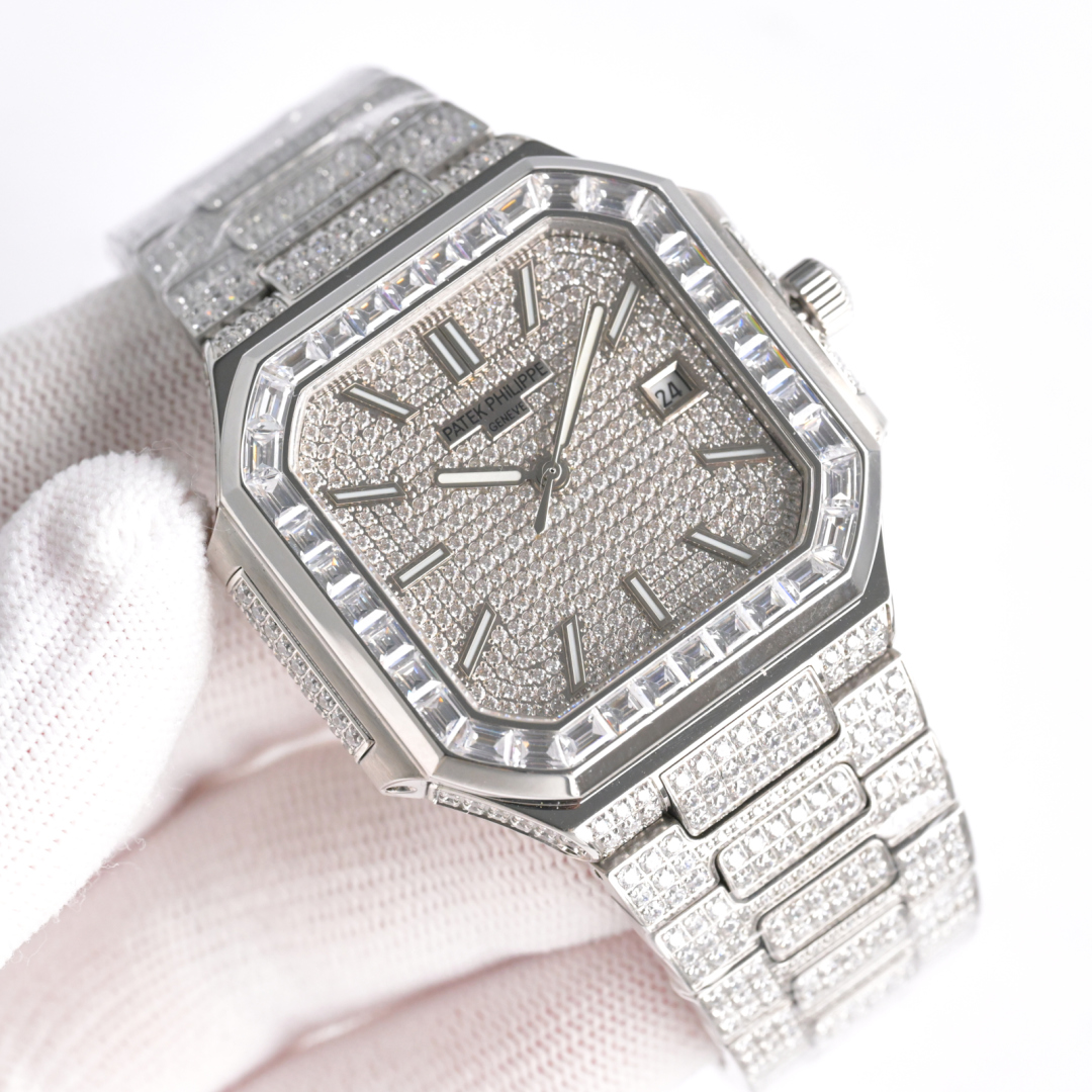 By TW 2600
The new TW Factory is here, a full diamond Pateaux with a unique diamond setting technique

Patek Philippe PP ???NK1 CUBITUS series 5821/1A-001 Starry Sky collection
Explore the perfect blend of luxury and exquisite craftsmanship

?? The perfec