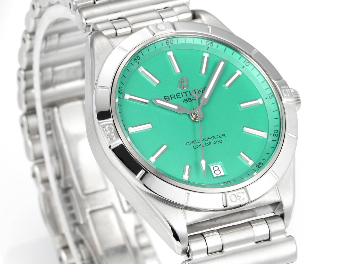 BLS produced 1700
BLS Breitling ??? New R28 OUT of the air (to reach new heights) ??? Breitling A10380101L1A1 series
New Breitling mechanical Chronograph - South Sea Capsule collection
(chronometer Automatic 36mm) Special Edition
1 ? with striking colors 