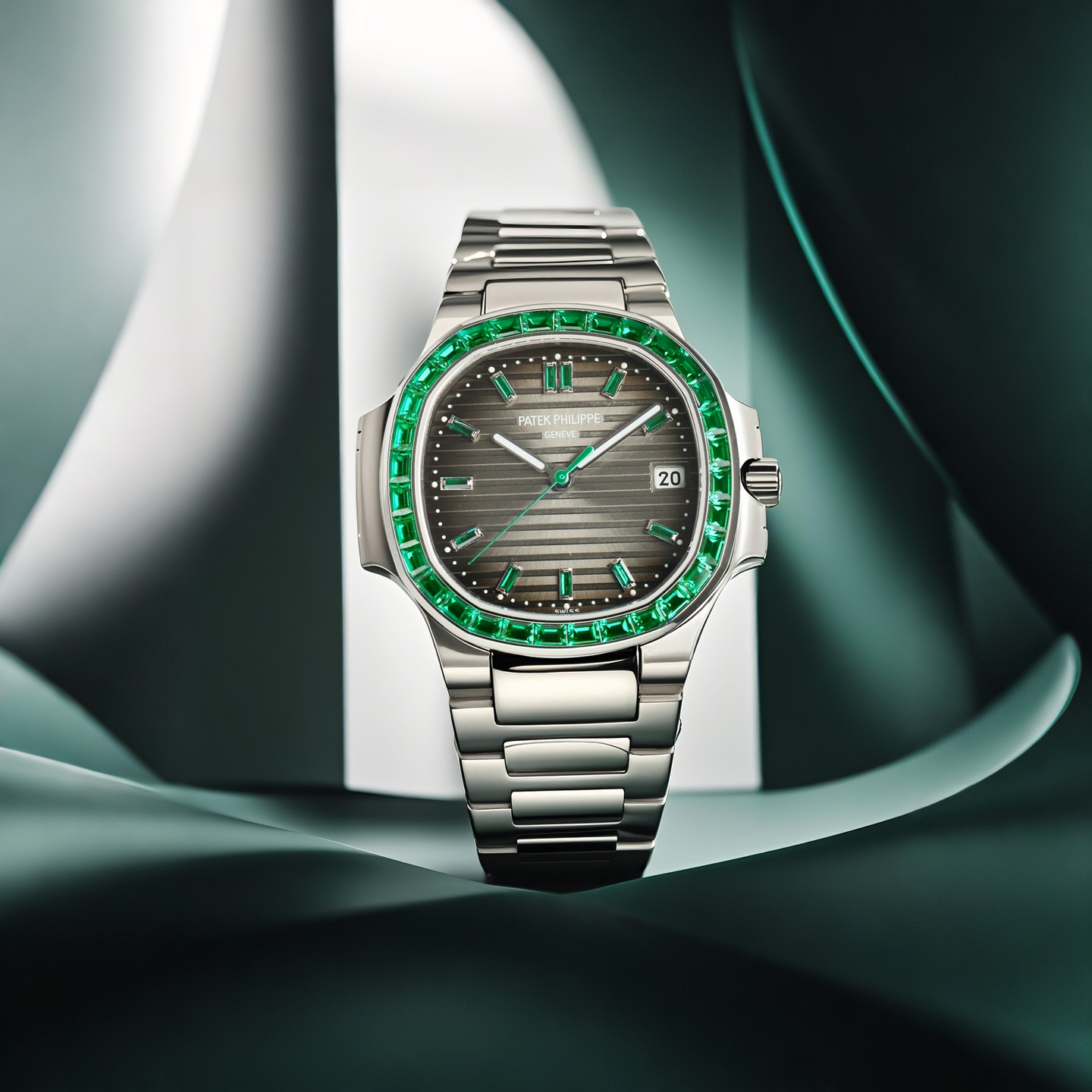 Dream watch Patek Philippe Hidden Model Nautilus GR Factory??2025 Latest masterpiece Patek Philippe Nautilus 5711 series High appearance Level Women's watch, ceiling style, all eight treasures ?? [2025 Super Divine Masterpiece Top Version] Patek Philippe.