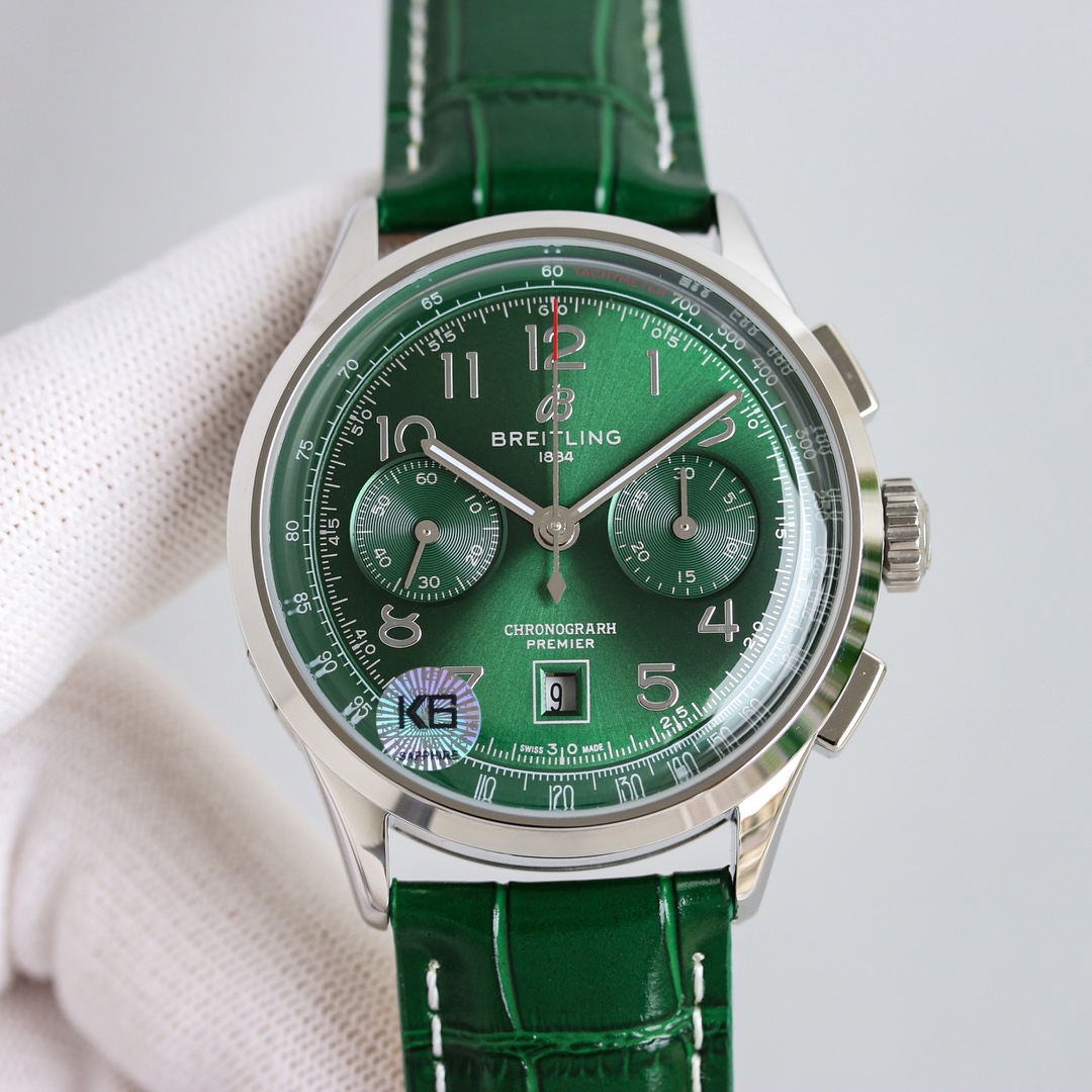 1650
TW New Breitling Premier B01 Chronograph (the same as Daniel Wu)
Material: 316L stainless steel
Diameter: 42mm
Thickness: 13.65 mm
Crystal: Pot lid curved crystal glass, double-sided anti-glare treatment
Case back: screw-down stainless steel, transpa