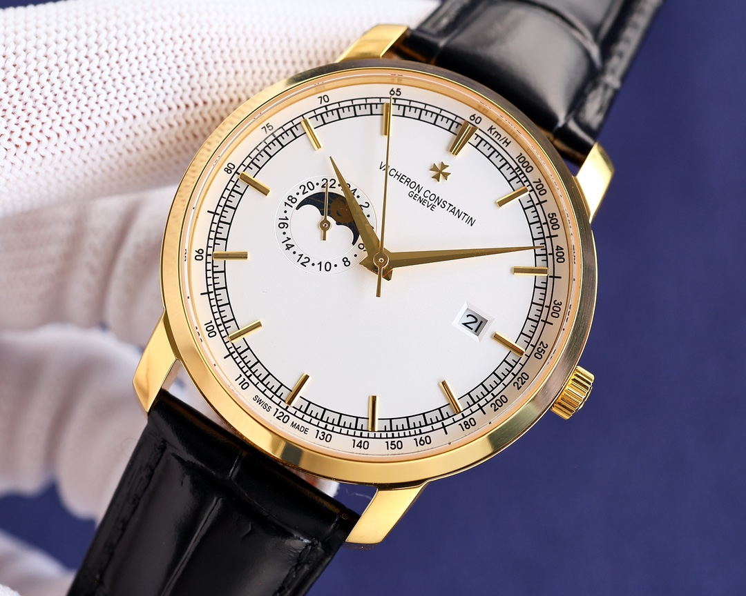 [White 900 gold 950, diamond + 50][Rose][Rose] Vacheron Constantin - new release, inheriting the essence of traditional Swiss watchmaking, simple elegance, exquisite carving, superior Swiss sandblasting process, pursuit of perfect art, exquisite design pe