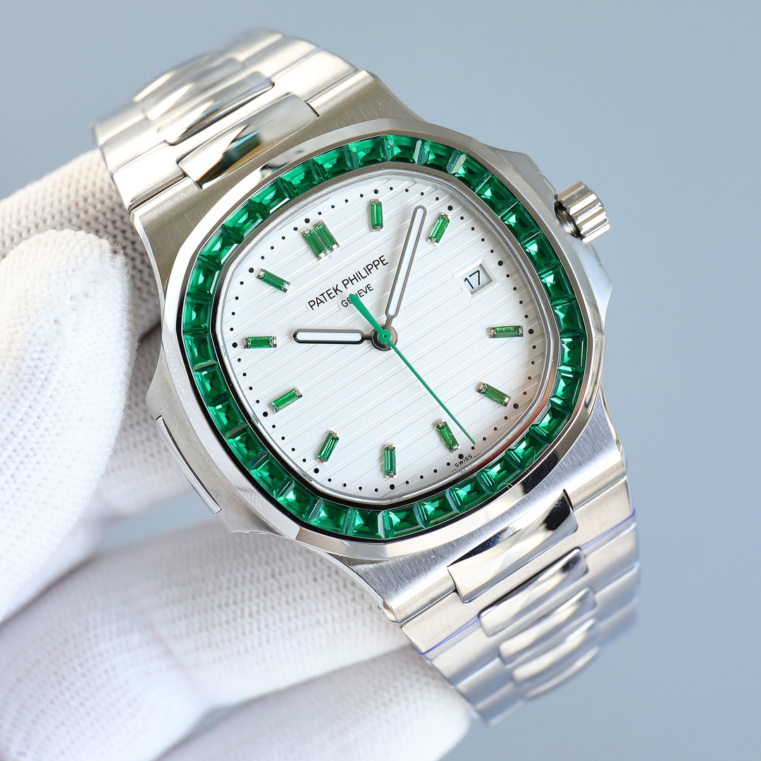 [PATEK PHILIPPE] Patek PHILIPPE ??KT9 PP elegant Sport series 5711/1A Nautilus, King of steel watches, best detoxification solution on the Internet! Details: 1 ? with a custom edition machine modified Cal.324 automatic movement. 2 ?316L custom ergonomic s
