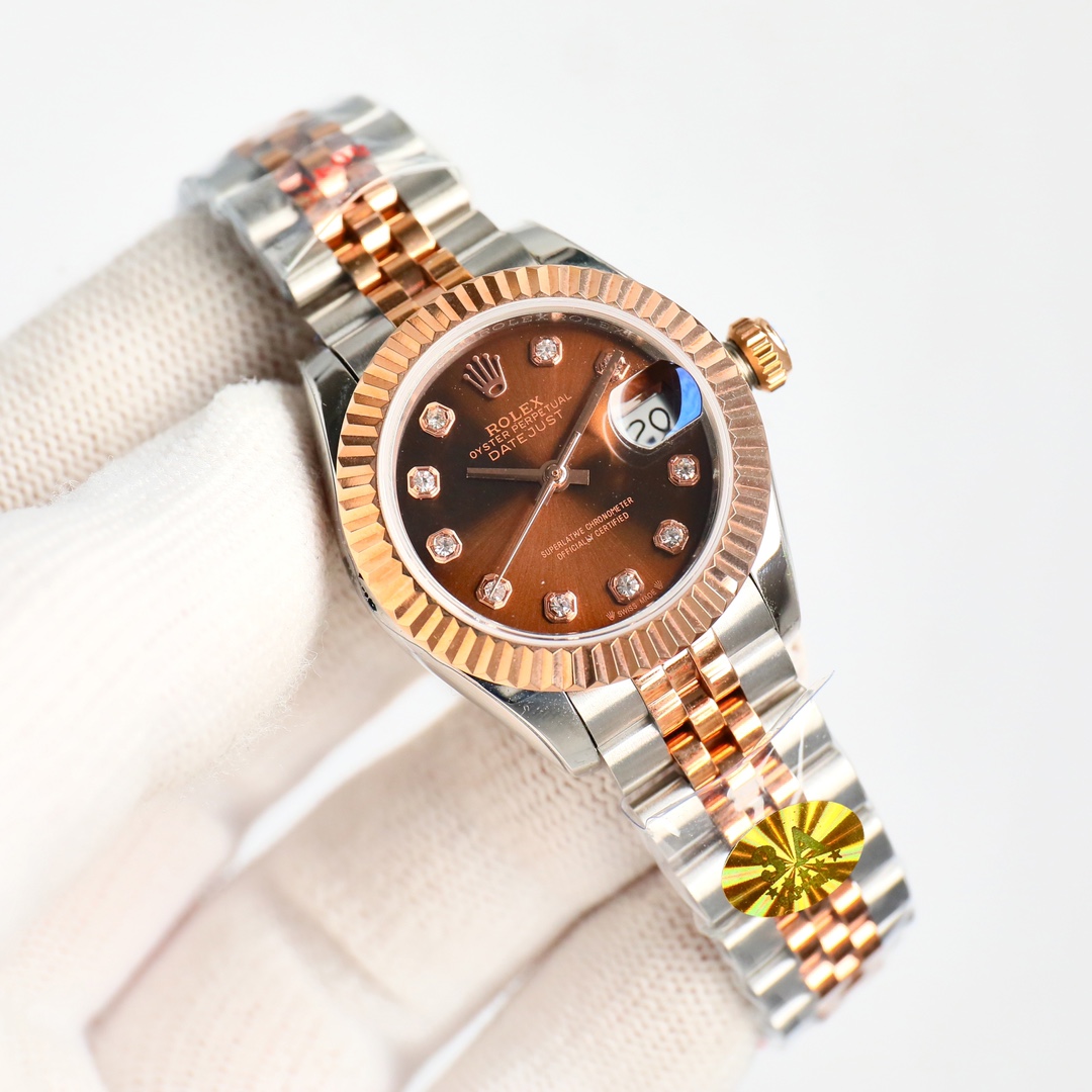 ?? [3A Factory FACTORY 's new masterpiece recommendation Official Sync 1:1] The latest Lao. Rolex women's Datejust 28MM DateJUST watch!
1 ? The case diameter remains the same as the original 28MM, made of 904L stainless steel to forge the stainless steel 