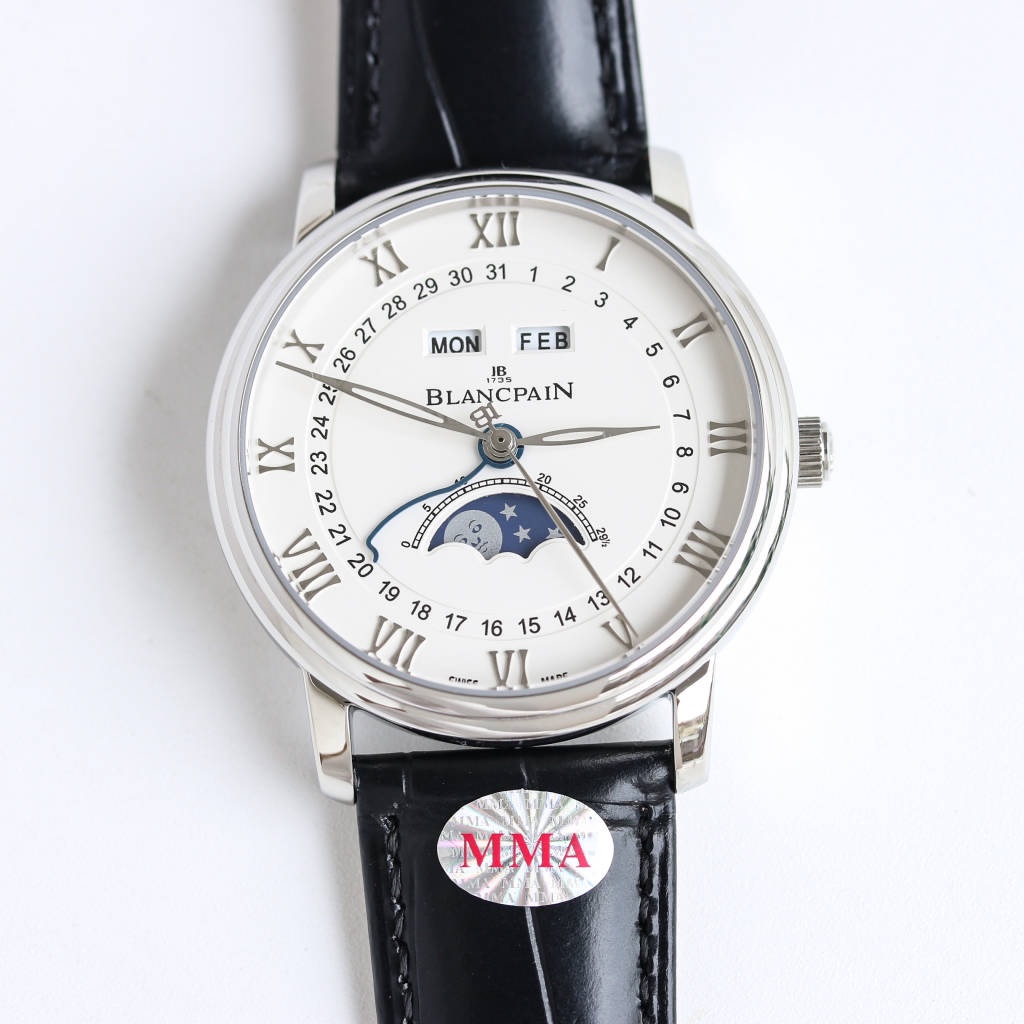 2024 SONY V2 Upgraded version Bao. Platinum 6654 villeret Classic 6654 Moon Phase Display Series watch! Upgrades:
1 ? Upgraded case lugs split line more visible!
2 ? Upgrade the lugs' Angle rounder R is rounder, the front lugs' Angle slant line is more li
