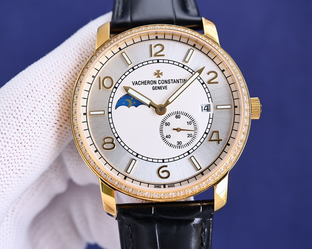 [White 900 Gold 950, diamonds plus 50][Rose][Rose][Color][Color]2023 Jiangji Dandon... Heritage collection ?? BURST, Moon phase upgraded version, [Applause][applause] One of the world 's top 10 watches that will make your heart flutter, pursuing excellenc