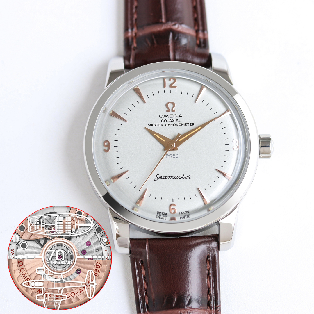 Produced by TW 1400 gold and white Tong
TW Factory OMEGA ???MO1 Seamaster 1948 watch ?? COMING! Check it out! Pot lid glass
?? Exclusive custom 8806 Master Chronometer integrated movement, texture, structure, balance wheel position and hollowed-out in the