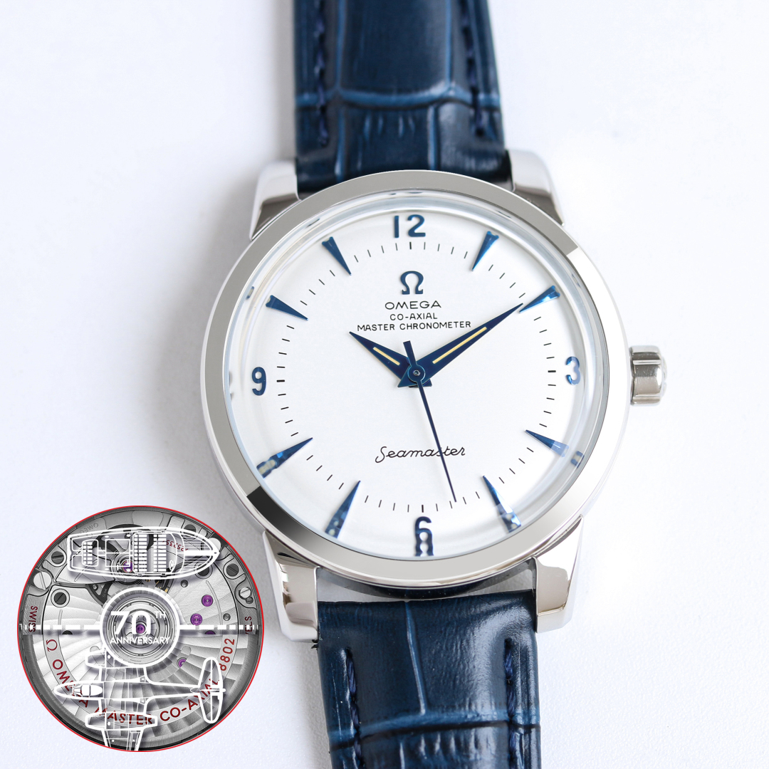 Produced by TW 1400 gold and white Tong
TW Factory OMEGA ???MO1 Seamaster 1948 watch ?? COMING! Check it out! Pot lid glass
?? Exclusive custom 8806 Master Chronometer integrated movement, texture, structure, balance wheel position and hollowed-out in the