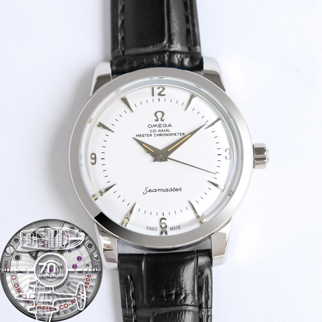 Produced by TW 1400 gold and white Tong
TW Factory OMEGA ???MO1 Seamaster 1948 watch ?? COMING! Check it out! Pot lid glass
?? Exclusive custom 8806 Master Chronometer integrated movement, texture, structure, balance wheel position and hollowed-out in the