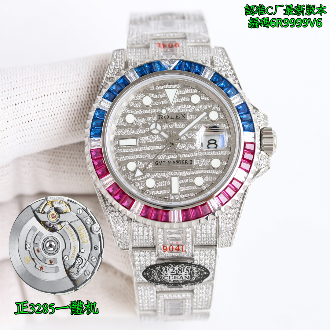 3350
C Factory produces absolute CLEAN Factory
ROLEX Starry Sky series,
Hot style, GTM four-hand arrival Rolex Custom Special Edition [color] Extremely luxurious, Factory C challenges a new height of reissue/Perfect reproduction of the most expensive Role