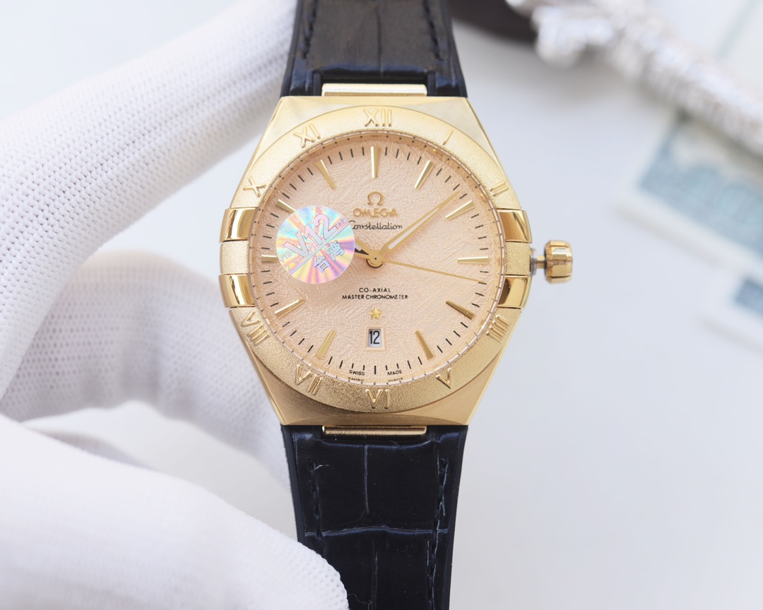 White 450, gold 470, steel band ?20 (Citizen ?120)
[Taiwan factory latest Starlight Eternal Constellation watch fifth generation Constellation series! New meteorite dial original size 41MM watch! Automatic imported Citizen mechanical movement, 2025 bestse