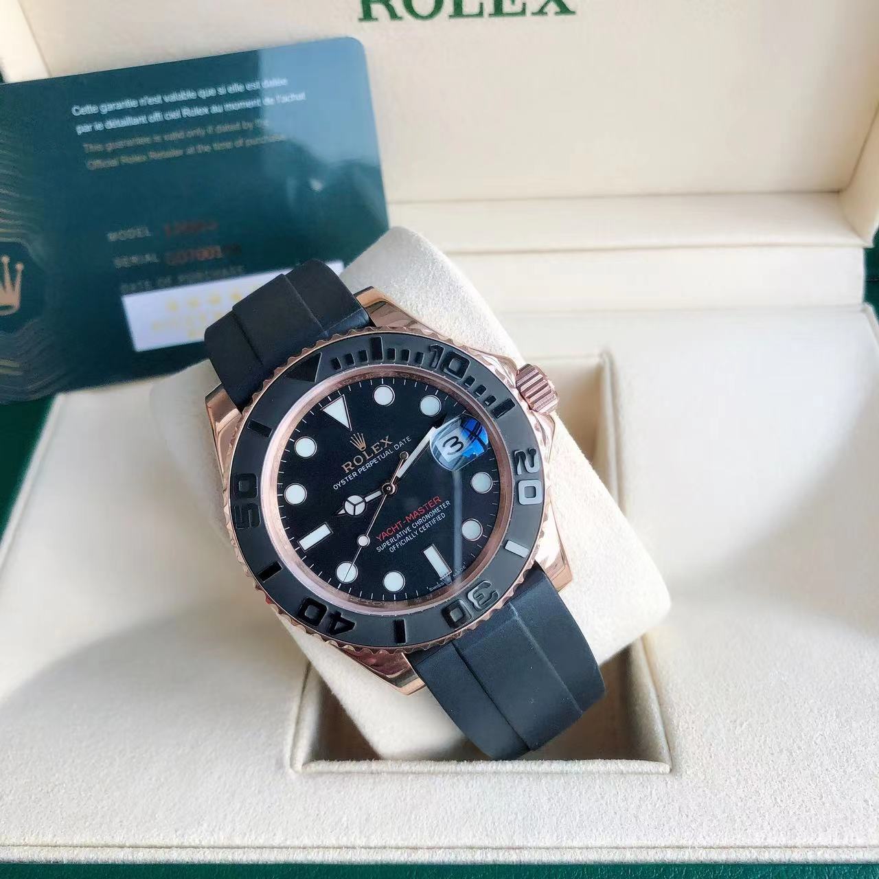 Bestseller return ? ? ?? Classic Master ONCE and for all ??GD Rolex Yachts Master 40mm watch series shipped, in line with its brand characteristics, with rubber strap and original clasp ?? Movement ?? Equipped with GD dedicated manufacturing 0? Refurbishi