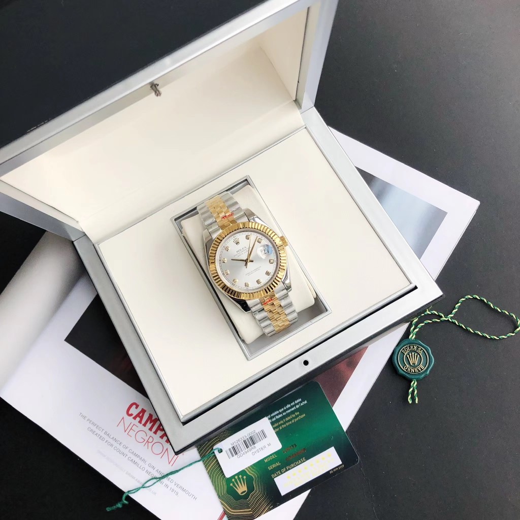 Official with the latest version of the double-headed log series ??
GD Quality Control [Color] Official synchronized new warranty card - with gold diamonds and silver dial
2020 New Datejust 41mm men's wristwatch upgrade arrival [color] Official synchroniz