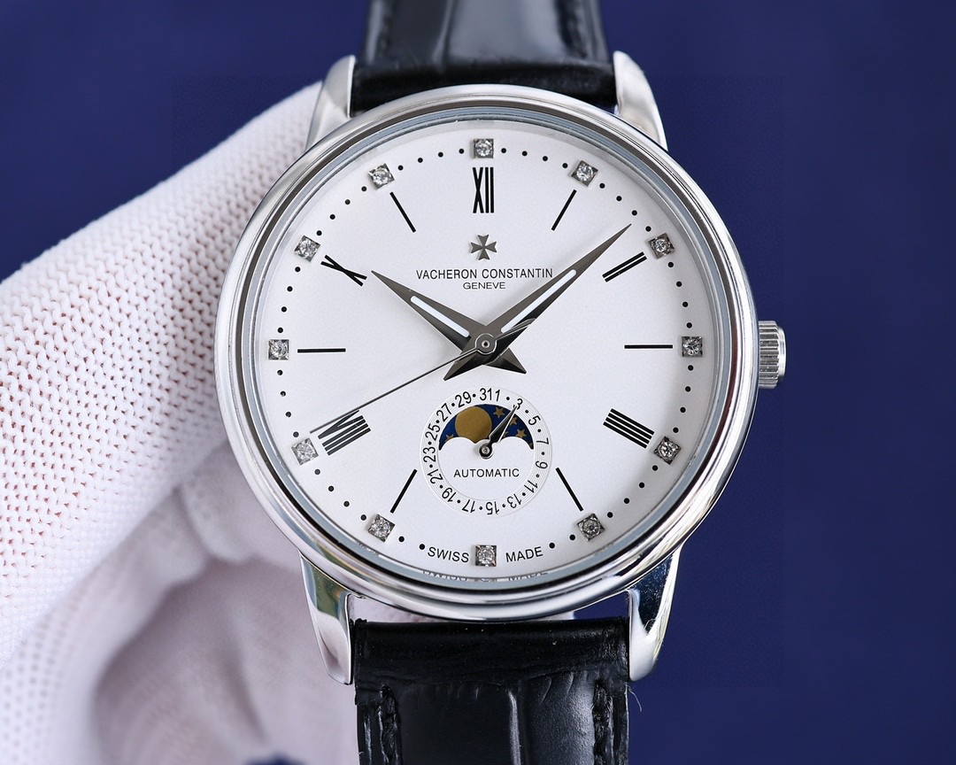 [INSIDE and OUT AS ONE: White 1100, rose gold 1150 bestseller upgrade again] ?????????? Vacheron Constantin men watch ??. The Moon Phase collection, in line with Vacheron Constantin 's tradition, combines the six-digit date and the sun, moon and star phas
