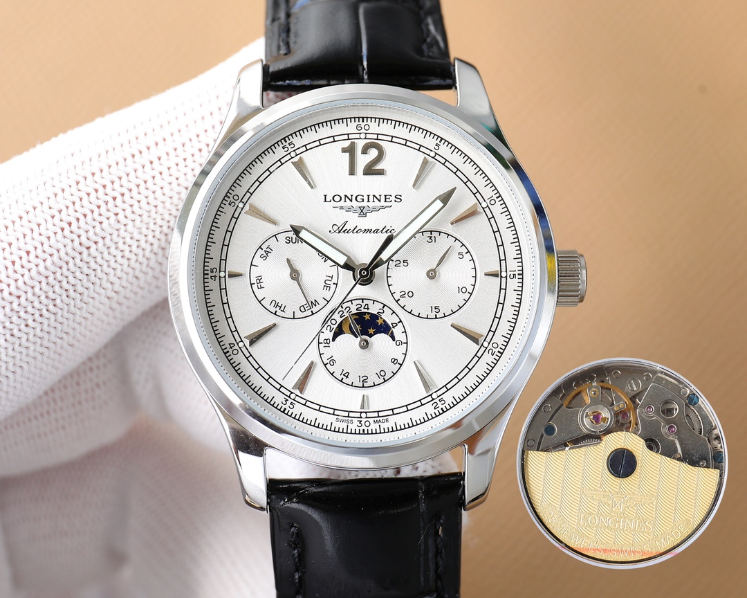 White shell 520, rose gold 540, steel band +20. ?? ?? New Isomia, Multi-functional moon phase ?? ?? with day, date and 24-hour moon phase function at 3 o 'clock, 6 o 'clock and 9 o 'clock respectively. Equipped with 3836 movement (stable and accurate). Th