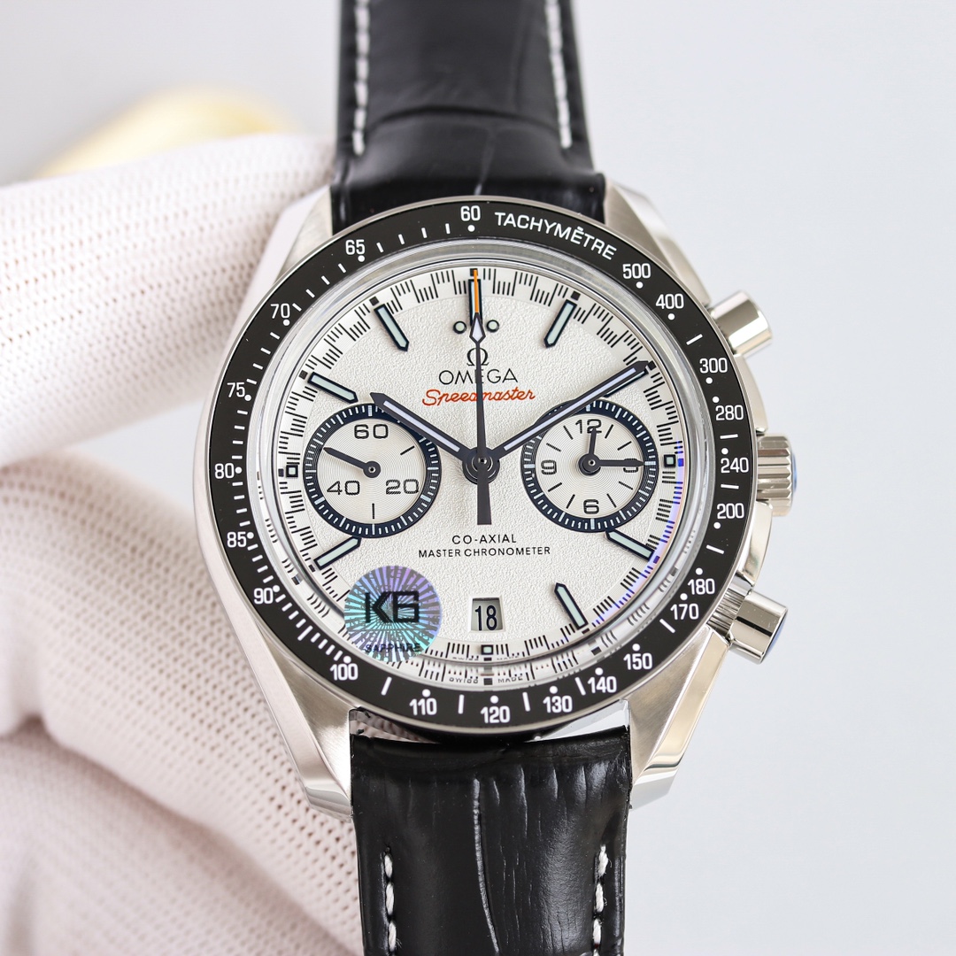 1700
TVS Omega SPEEDMASTER Racing Chronograph [Speedmaster] TVS self-developed and self-made 9900 movement, 3 o 'clock dial with [12 hours] and [60 minutes] cumulative chronograph dial. All functions and appearance are the same as the original, ??TVS craf