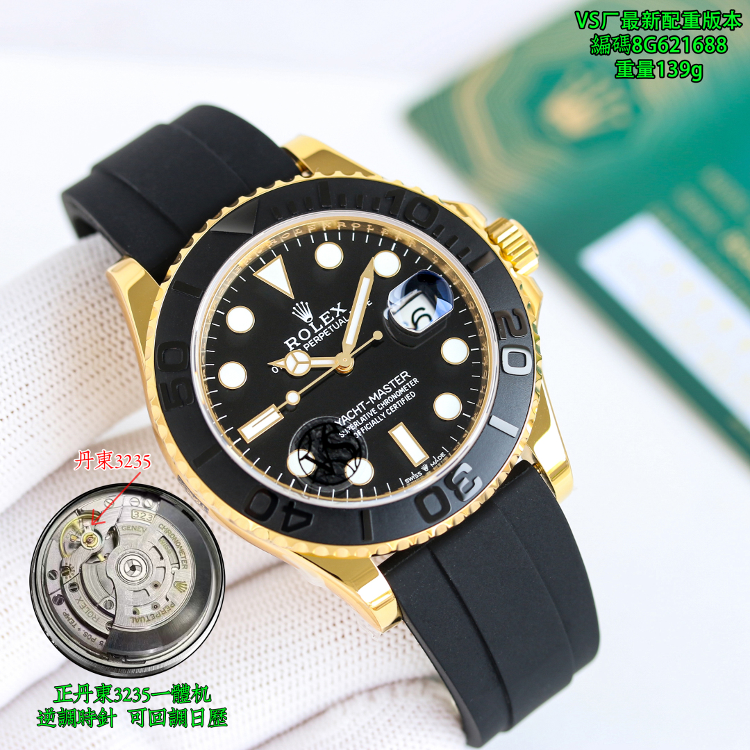 SJ 2550??
V3 version, VS Factory latest VS factory ROLEX Yacht Master type ??MK1 V3 counterweight version, only matching weight version, not market low-end goods LIGHT and light, not matching, V3 version weight up to over 140 grams, HIGH-END ELEGANT and u