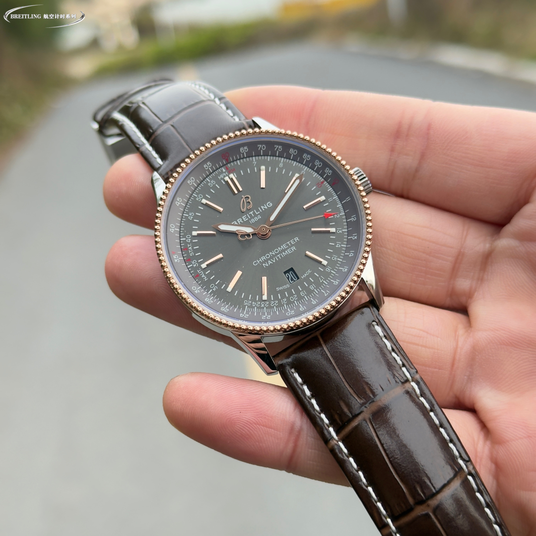 Gold and white: Belt 1350??- steel 1450??
BLS true feelings performance, exclusive 2.0 upgraded version! The BREITLING Aviation Chronograph collection is here!! Another space pilot's watch has been born! The new Breitling features four key elements: robus