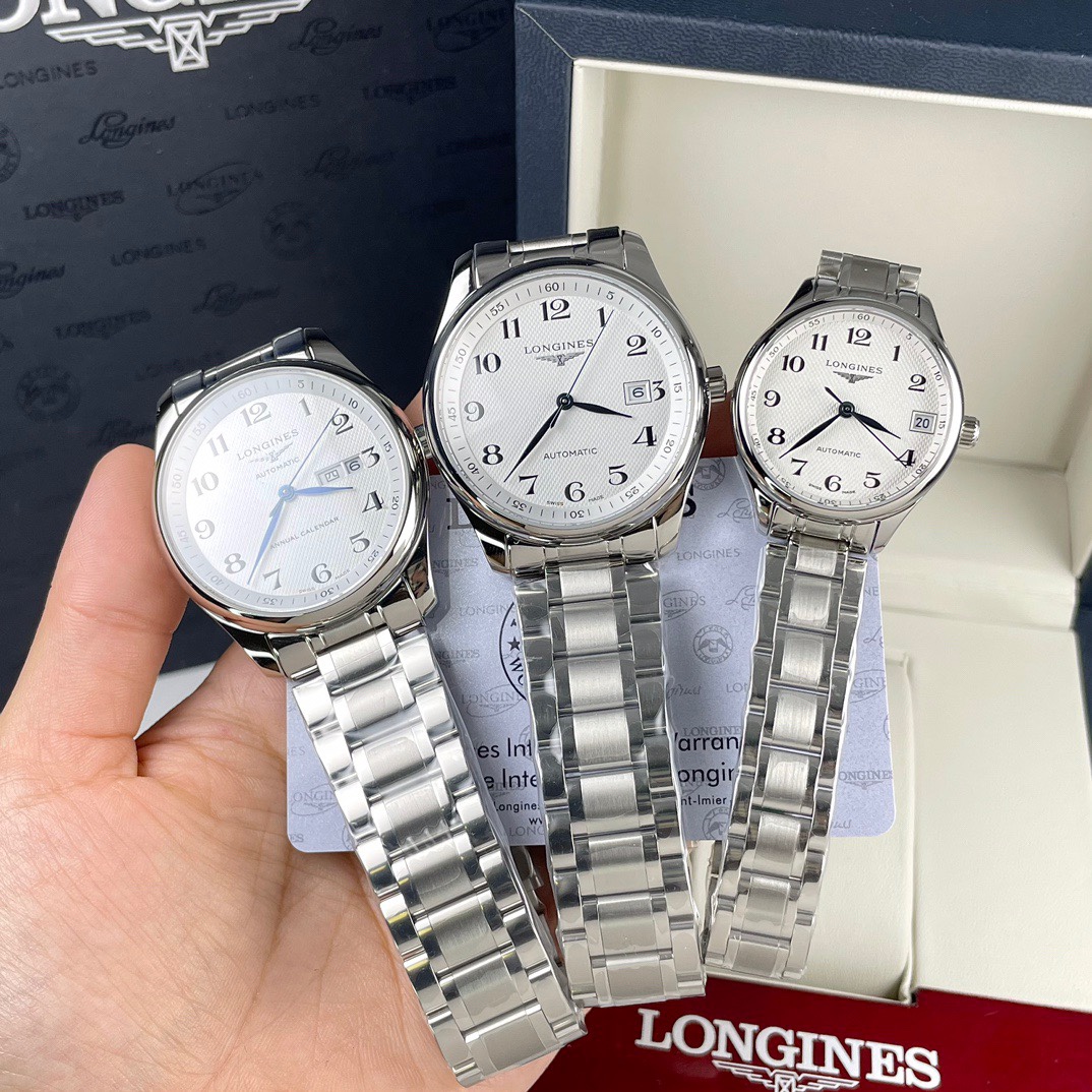 ?? Classic Pair ???? Brand: LONGINES?? Model: Master collection couple mechanical watch Movement: Equipped with Citizen movement (???? imported 8215) Glass: Scratch-resistant sapphire crystal case: 316 stainless steel case ultra-thin slender Original sync
