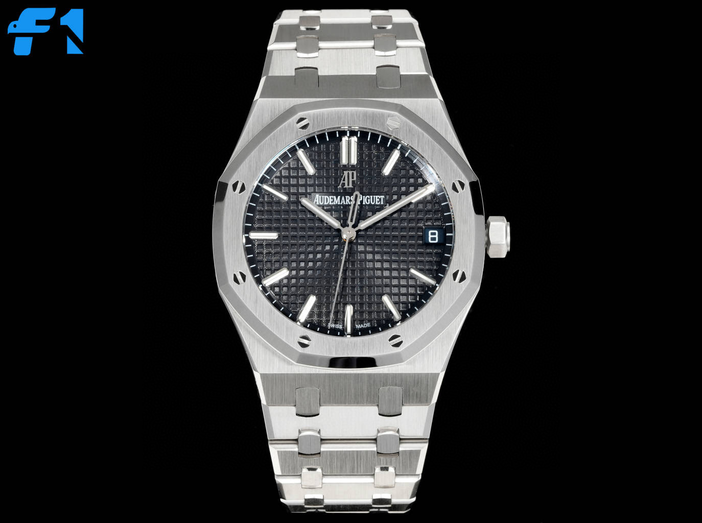 F1(Steel King) Audemars Piguet Royal Oak 15500 latest top-of-the-line version -- Shocking launch: New version with 4302 integrated movement (not the market 9015 plus plate) Exclusive research integrated movement consistent with the official website) Reach