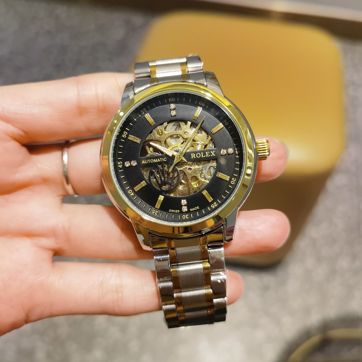 ?? Stainless steel strap with ten butterfly clasp ??P125, NEW STYLE burst OUT [Victory][Victory], ROLEX - ROLEX[Rose][Rose] Casual Business Men style ?? HIT the MARKET ?? Super mineral mirror surface, automatic mechanical movement, accurate timekeeping, v