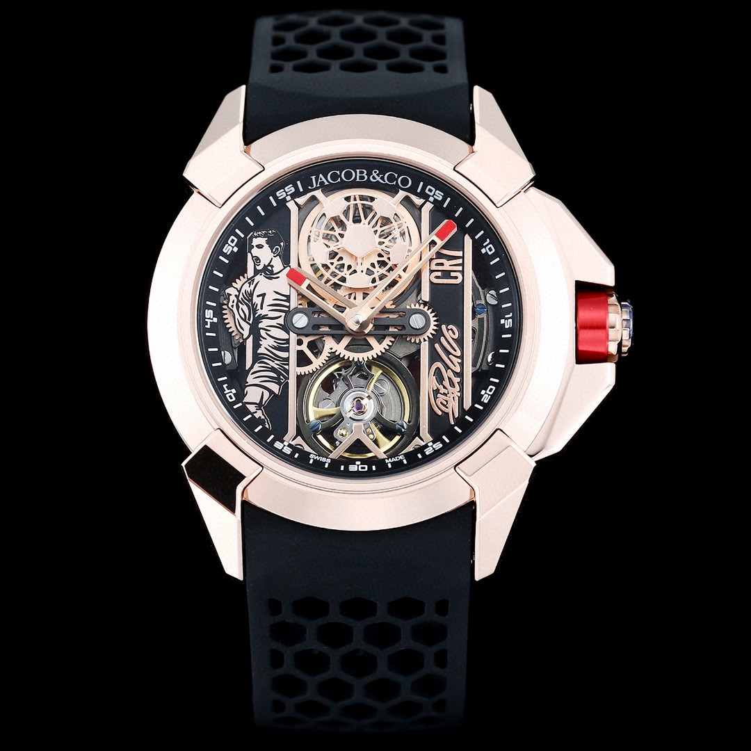 New product launch Jacob & Co Jaguar XCR7
Cristiano CR7 collaboration custom limited Edition Czech Leopard ?? Exclusive launch to create the strongest 1:1 perfect replica, parameters in sync with the original
Dimensions :44mm 12.45mm?? With a 316L stainle