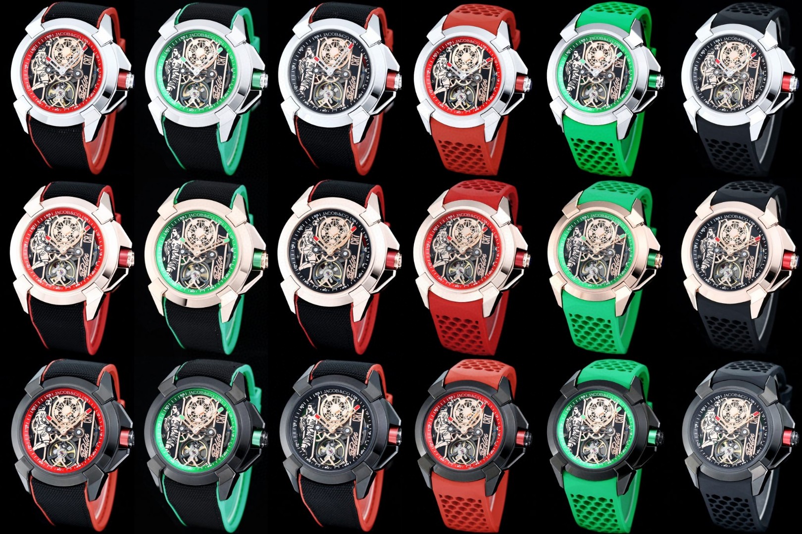 New product launch Jacob & Co Jaguar XCR7
Cristiano CR7 collaboration custom limited Edition Czech Leopard ?? Exclusive launch to create the strongest 1:1 perfect replica, parameters in sync with the original
Dimensions :44mm 12.45mm?? With a 316L stainle