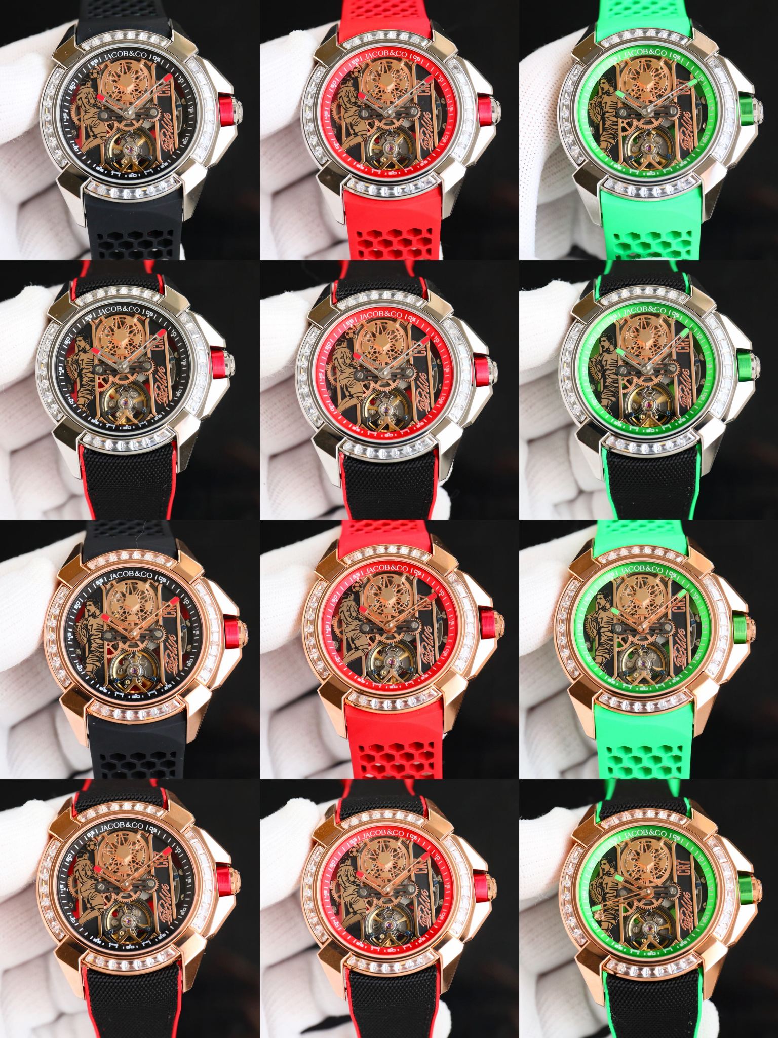 New product launch Jacob & Co Jaguar XCR7
Cristiano CR7 collaboration custom limited Edition Czech Leopard ?? Exclusive launch to create the strongest 1:1 perfect replica, parameters in sync with the original
Dimensions :44mm 12.45mm?? With a 316L stainle