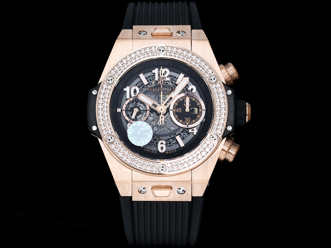 ??ZF LATEST new face SHIPMENT HUBLOT (HuBLOT)??HUBLOT - brave and fearless, PUNCH OUT, abbreviated as "HUB" "Hublot", BigBang Element Material Chronograph v2 version ? Case made of imported 316 stainless steel material design explosive ? Equipped with 775