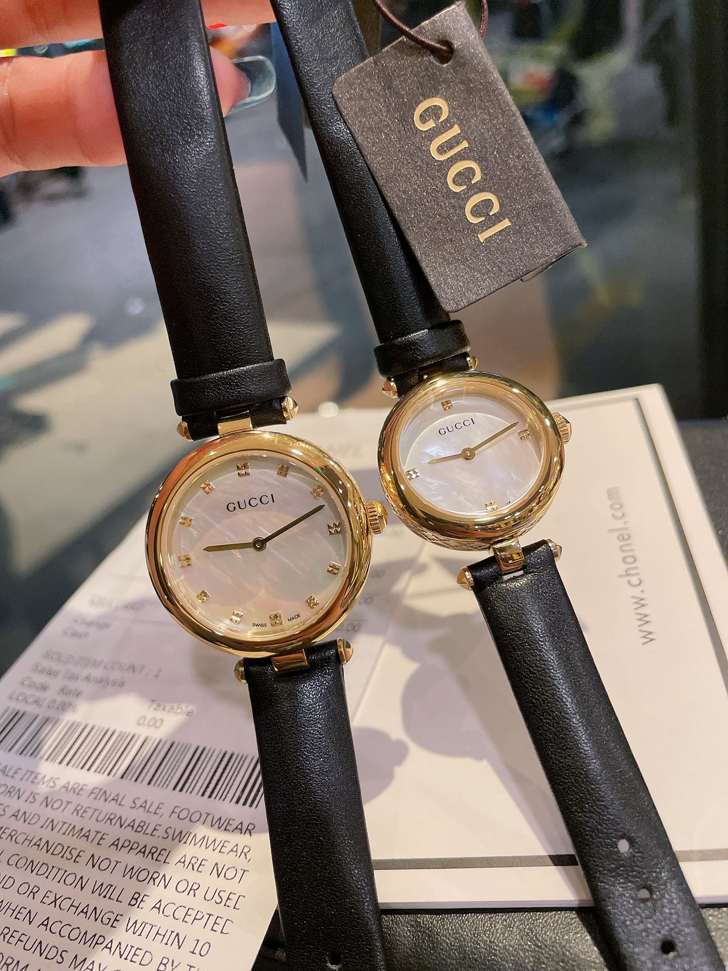 ?? Swiss movement in stainless steel quality ??
Gucci classic style One of the must-have goddesses for white-collar workers Size 32 small 27