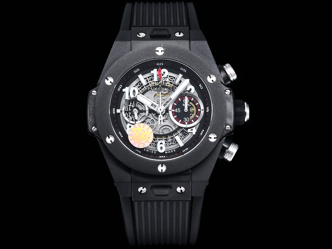 ??ZF HUBLOT ? HUBLOT ?? HUblot -- brave and fearless, PUNCH to STRIKE, abbreviated as "HUB" "HuBLOT", BigBang Element Material Chronograph v2 version ? The case is made of imported 316 stainless steel material, the design is explosive ? Equipped with 7750