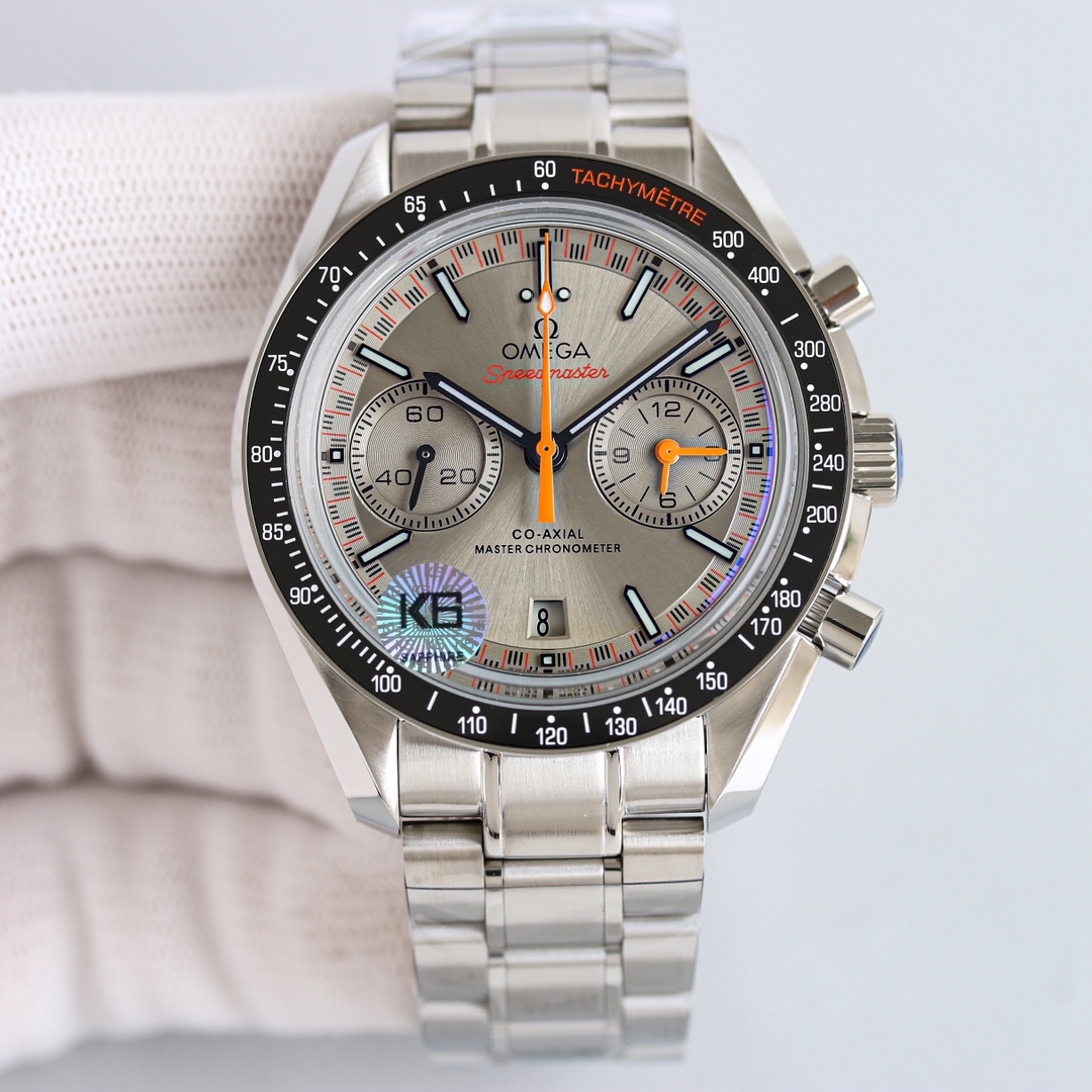 1800
TVS Omega SPEEDMASTER Racing Chronograph [Speedmaster] TVS self-developed and self-made 9900 movement, 3 o 'clock dial with [12 hours] and [60 minutes] cumulative chronograph dial. All functions and appearance are the same as the original, ??TVS craf