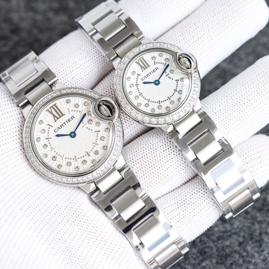 Taiwan factory Ballon Bleu, the latest 28 and 33 quartz dials, with complete sizes (make sure to check the case back code 745565xx3489). This series of watches is renowned in Cartier's watchmaking industry for its delicate style and elegant taste. Of cour